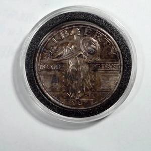 lot 487 image: 1987 Standing Liberty Quarter COPY