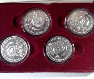 lot 477 image: 4 Troy OZ April 14, 1986 Comet Halley Series