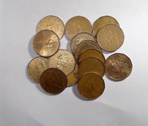 lot 510 image: 15x $1 Canadian Coins