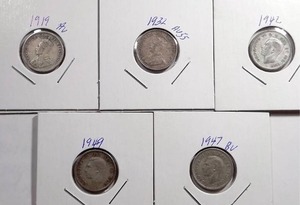 lot 515 image: 5x Canadian Dimes