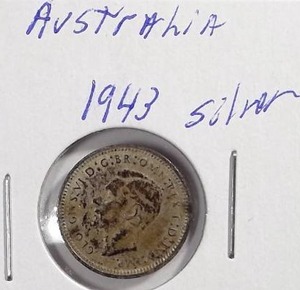lot 537 image: 1943 Australian 3 Pence