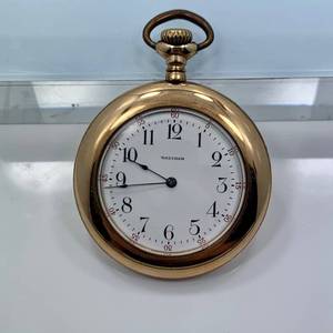 lot 77 image: 1912 Gold Filled Waltham movement no. 18262715