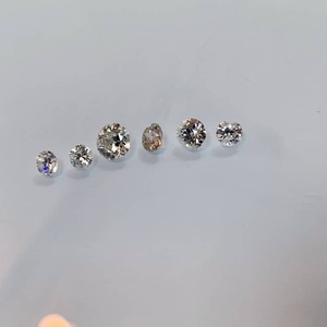 lot 97 image: 1.70 cttw RBC White Diamonds, small chips