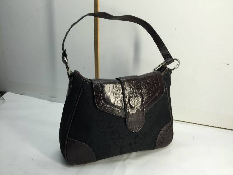 lot 3002 image: Black and Brown Womens Handbag