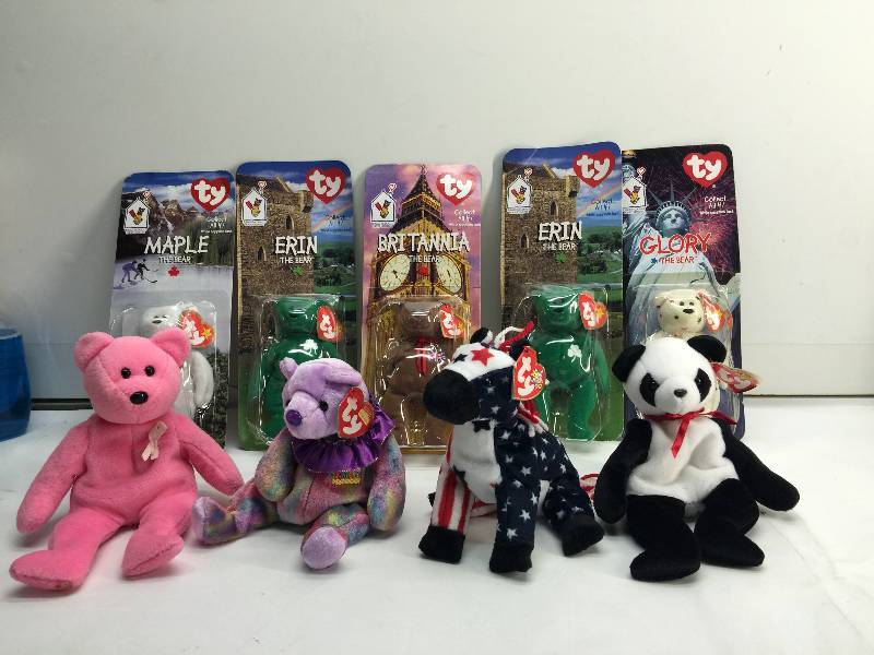 lot 3085 image: Lot of 12 TY BEANIE BABIES COLLECTIONS