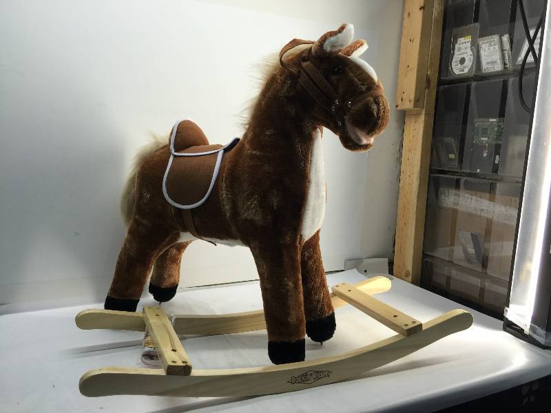 lot 3106 image: rockin roller horse (new in box)