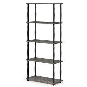 lot 98156 image: Porch & Den Portola Compact Multipurpose Shelf Display Rack with Classic Tube