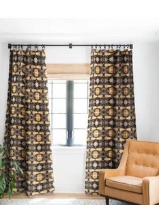 lot 97470 image: Viviana Gonzalez Watercolor Love 4 Blackout Curtain Panel