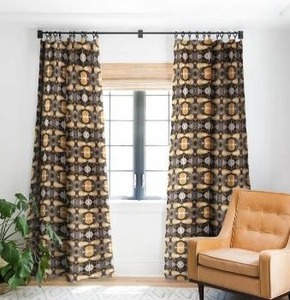 lot 97471 image: Viviana Gonzalez Watercolor Love 4 Blackout Curtain Panel