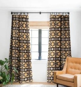 lot 97472 image: Viviana Gonzalez Watercolor Love 4 Blackout Curtain Panel
