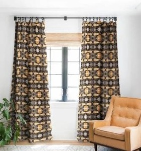 lot 97496 image: Viviana Gonzalez Watercolor Love 4 Blackout Curtain Panel