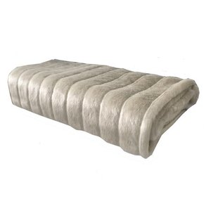 lot 97499 image: Fancy Mink Faux Fur Ivory Luxury Throw