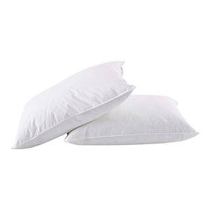 lot 97536 image: 2 Pack Goose Feather and Down Pillows for Side & Back Sleepers - White