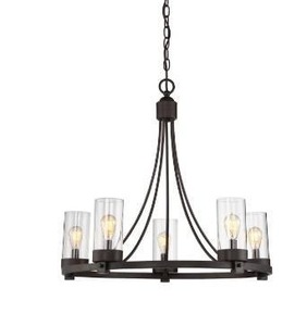 lot 97573 image: Strick & Bolton Fygi 5-light Chandelier
