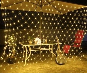 lot 97576 image: 96 LED Net Grid String Light Decorate Garden Fairy Light Christmas Wedding Party Holiday Light US Plug