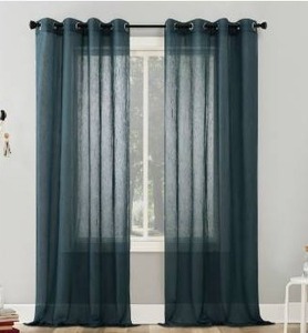lot 97640 image: no. 918 erica crushed sheer voile grommet curtain panel