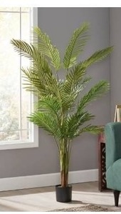 lot 97647 image: Malheur Artificial Tabletop Palm Tree by Christopher Knight Home