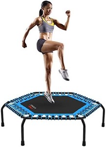 lot 37574 image: Professional Gym Workout 50 Fitness Trampoline Cardio Trainer Exercise Rebounder Max Load 330lbs