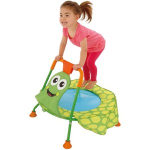 lot 37582 image: Active Play Galt Toys 28-Inch Nursery Trampoline, with Hand Rail, Turtle