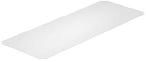 lot 37589 image: Thirteen Chefs Industrial Shelf Liners 48 x 18 Inch, 5 Pack Set for Wired Shelving Racks, Clear Polypropylene