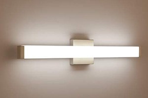 lot 37647 image: YHTlaeh Bathroom Vanity Light Brushed Nickel Square LED 24 inch 14W 4000K Natural White Light Wall Bar Lighting Fixtures Over Mirror
