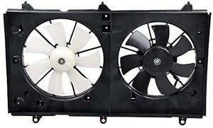 lot 37671 image: ECCPP Condenser Radiator Cooling Fan Assembly Replacement fit for 2004-2007 Honda Accord 2.4L