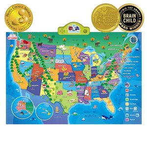 lot 37688 image: BEST LEARNING i-Poster My USA Interactive Map