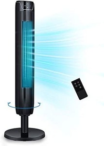 lot 37709 image: Tower Fan, 42 Inch Portable Oscillating Quiet Cooling Fan with Remote Controlled, 3 Modes and Speed Settings