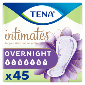 lot 40605 image: Tena Incontinence Pads for Women - Overnight - 45ct
