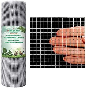 lot 40608 image: Amagabeli 48x100 12Inch Hardware Cloth Galvanized Welded Cage 19 Gauge Chicken Wire Mesh Fence Garden Plant