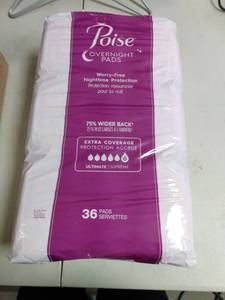 lot 40694 image: men, Ultimate Absorbency, Extra Coverage, 36 Ct
