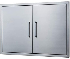 lot 40705 image: yuxiangBBQ Outdoor Kitchen Doors Stainless Steel,30 Double Access Door,Flush Mount for Outdoor Kitchen and BBQ Island