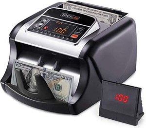 lot 40721 image: Money Counter with UVMGIR Detection, Bill Counting Machine with Counterfeit Bill Detection - LED Display, Batch Modes, 1,000 Notes Per Minute - Doesnt Count Value of Bills MMC01