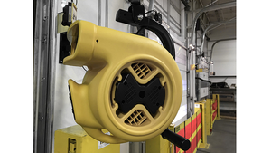 lot 40727 image: Rite-Hite has introduced the CoolMan 2800 Trailer Fan with the Rite-Lite LED dock light.