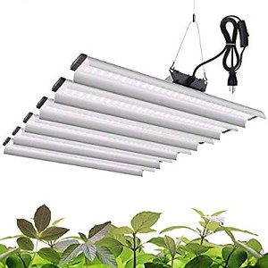 lot 50637 image: Barrina LED Grow Light, 200W (1200w Equivalent), 2FTx2FT, Sunlight Full Spectrum, High PPFD, Grow Lights for Indoor Plants, with Rope Hanger, Plug and Play