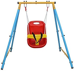lot 50658 image: KL KLB Sport Baby Toddler Indoor Outdoor Swing Set