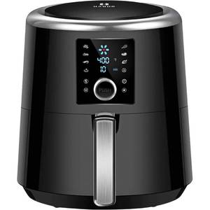 lot 50659 image: OMORC Habor Air Fryer, 6 Quart Pot & 5.8QT Basket, 1800W Fast Large Hot Air Fryers & Oilless Cooker wPresets, LED Touchscreen(for Wet Finger)RoastBakeKeep Warm, Suitable for Dishwasher, Nonstick