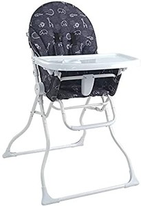 lot 50662 image: Pamo Babe Portable Fold High Chair (Black&White
