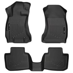 lot 50793 image: Husky Liners 99801 WeatherBeater Black Front and 2nd Seat Floor Liner
