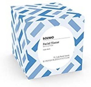 lot 50844 image: Facial Tissues With Lotion, 75 Tissues Per Box (4 Cubes