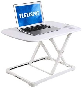 lot 50850 image: FlexiSpot Laptop Desk Riser - 27 Standing Desk Sturdy Sit Stand up Converter for Laptop Notebook