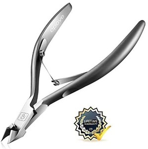 lot 50857 image: Cuticle Trimmer 34 Jaw Extremely Sharp Cuticle Nippers Scissors Stainless Steel Clippers Cutter Remover Pedicure Manicure Nail Tool