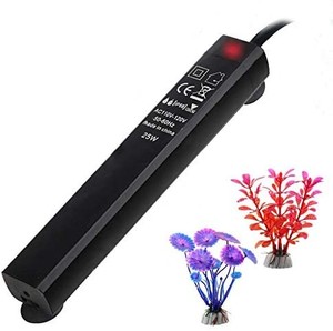 lot 50861 image: 25W Smart Mini Aquarium Heater,Betta Fish Tank Heater Thermostat Warmer Submersible Anti-ExplosionEnergy-efficient Water Temp Controller