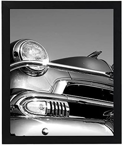 lot 1002 image: Americanflat 18x24 inch Black Poster Frame  Polished Plexiglass. Hanging Hardware Included,WB1824BKPC