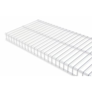 lot 22398 image: Rubbermaid 3E0000Wht 3 x 12 White Linen Shelf Kit