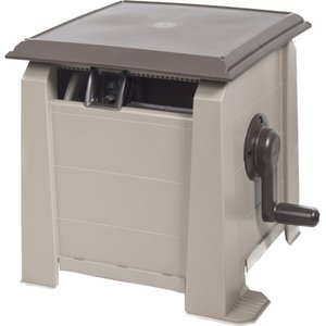 lot 22410 image: Ames 2398820 NeverLeak Hose Box, 175-Feet Hose, Tan and Brown