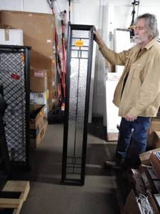 lot 22434 image: replacement stain glass insert