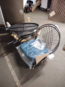 lot 22452 image: style selections bistro set 3pc brown