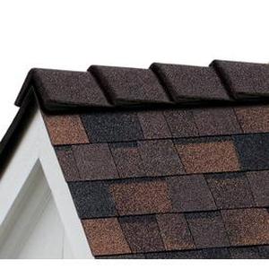 lot 22469 image: Owens Corning Deco Ridge Brownwood Hip and Ridge Shingle