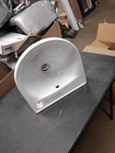 lot 22478 image: barber sink white